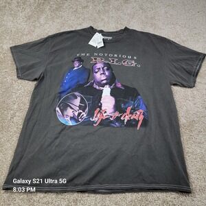 The Notorious B.I.G. Graphic Print T-Shirt Life After Death‎ Black LRG